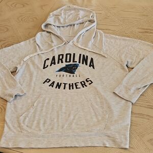Touch by Alyssa Milano NFL Gray Carolina Panthers Hoodie Women's Size M